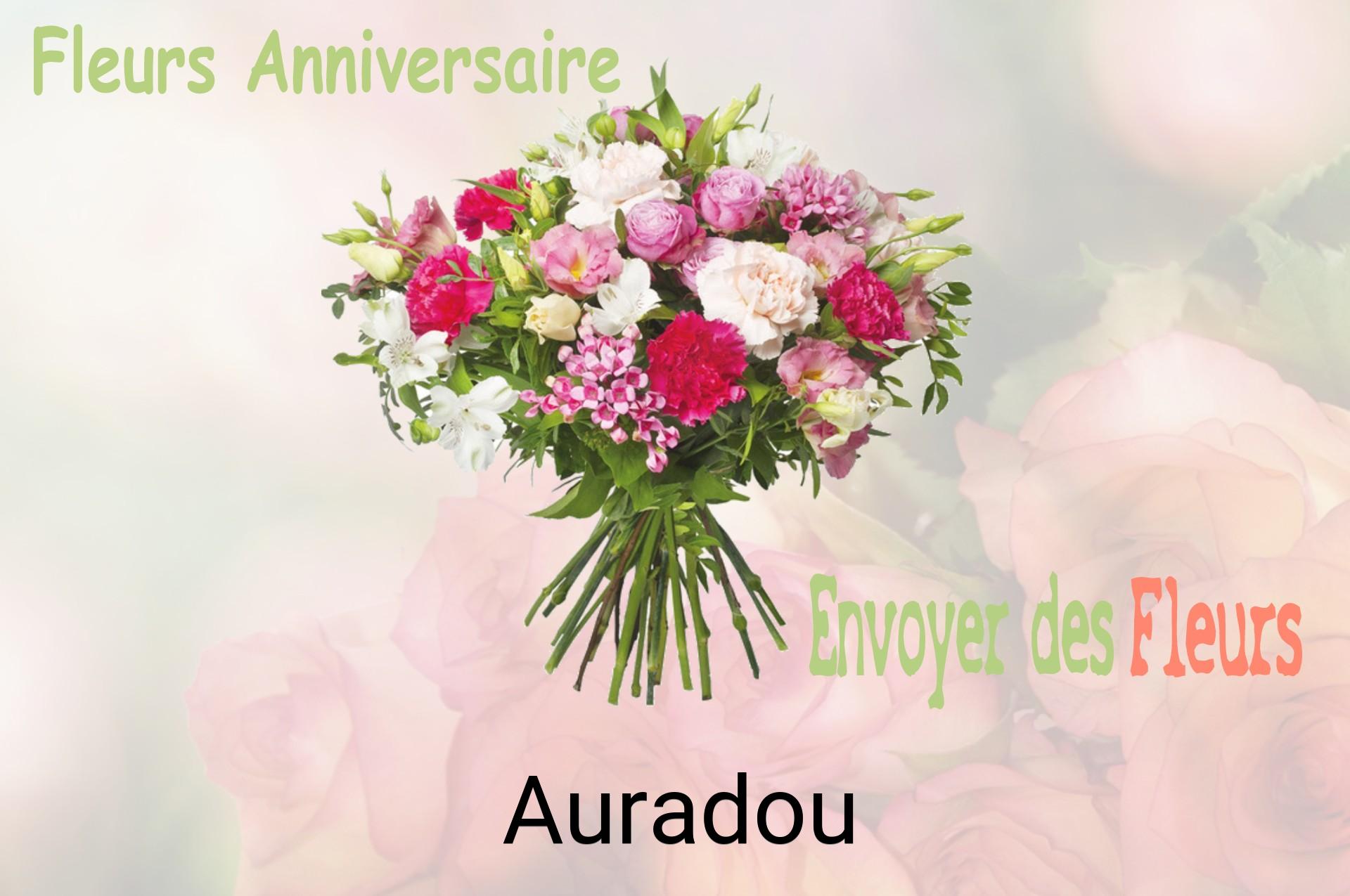 Bouquet de fleurs d’anniversaire livré à Auradou